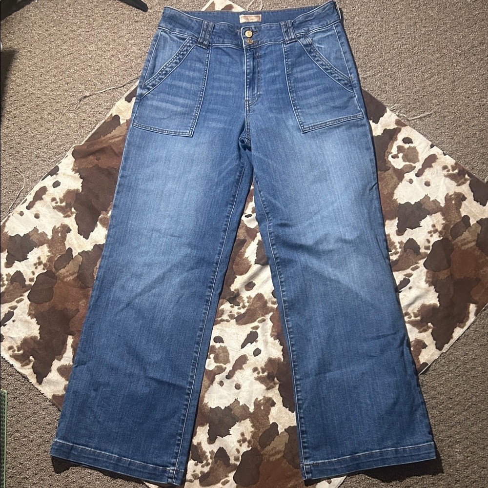 Kut from the Kloth Classic Blue Wide Leg Jeans